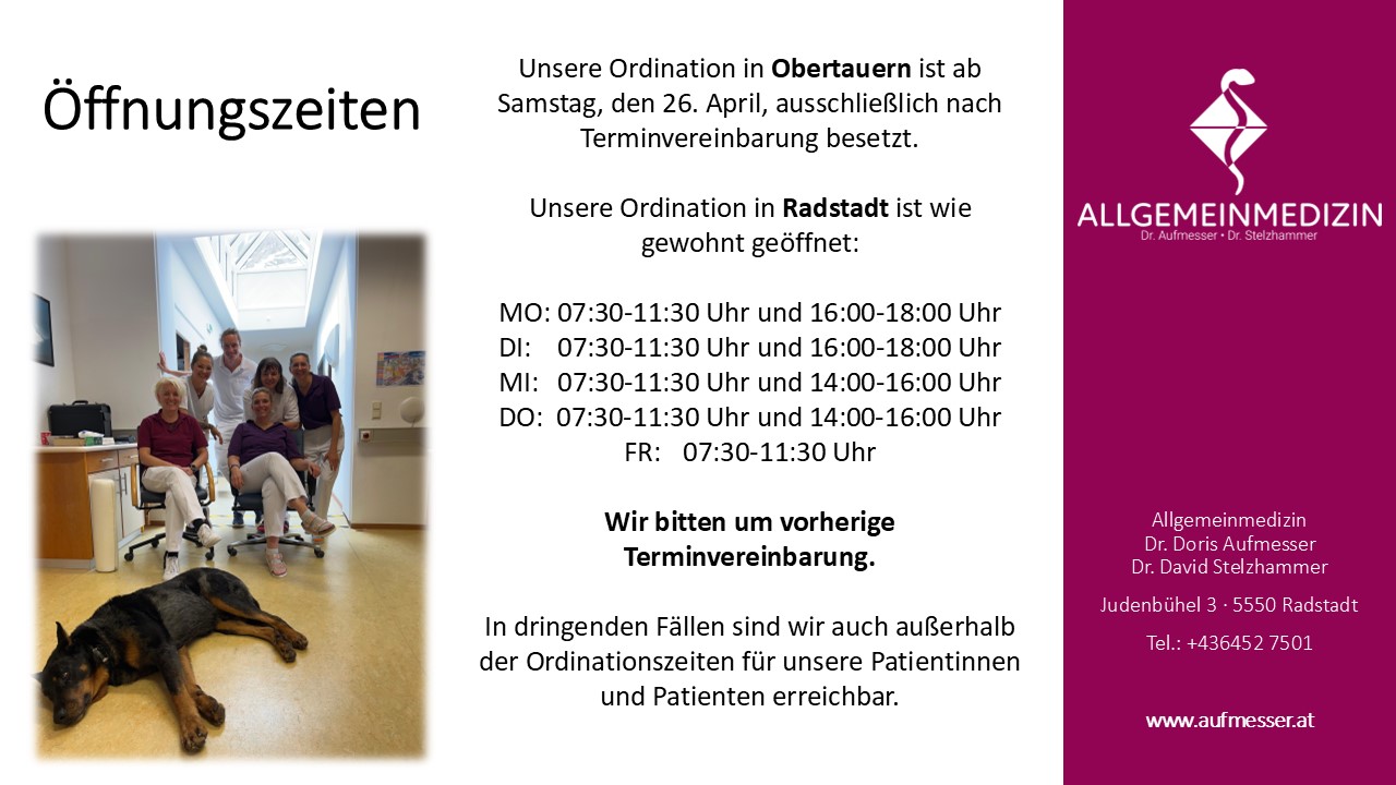 Oeffnungszeiten OT