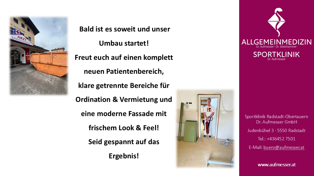 Umbauarbeiten starten 1